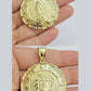 Real 10k Jesus Virgin Mary Charm Pendant Yellow Gold For 10kt Chain Necklace New