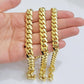 Real 14k Gold Bracelet Solid Miami Cuban Link 8mm 9mm 10mm 7.5" 8" 8.5 8.9" Inch