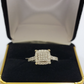 Real 10k Yellow Gold 1.35CT Diamond Ring Women Band Natural Genuine Wedding SALE