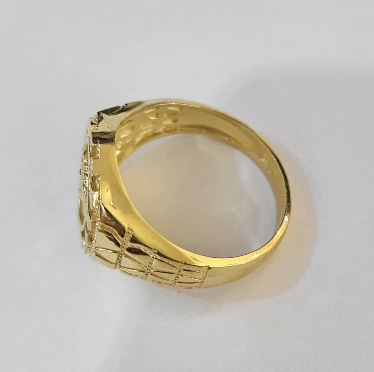 10k Medusa Head Ring Yellow Gold Men Women Real Genuine