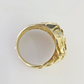 10k Men's Centenario Ring 50 Pesos 1947 Mexico 10kt Yellow Gold Casual Regular