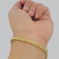 Real 10k Yellow Gold Bracelet Franco 8 Inch 4mm 5mm 6mm 10kt Mens BRAND NEW SALE