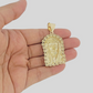 10kt Gold Rope Chain Jesus Head Charm Pendant 5mm 18-28 Inches Necklace SALE NEW