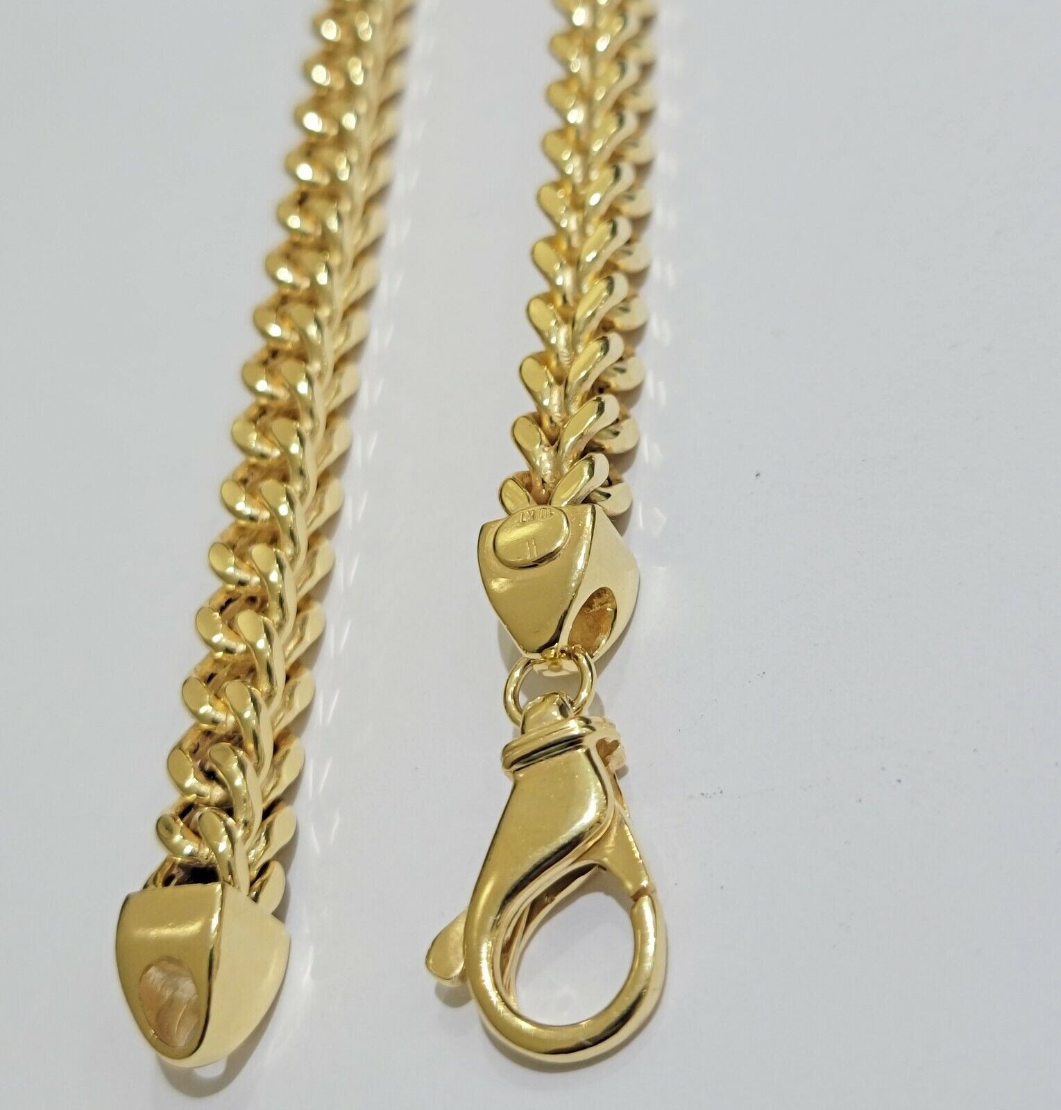 Real 10k Gold Franco Chain 7mm Necklace 26