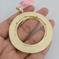 Real 14k Yellow Gold Bezel Charm Pendant Round Mexican Centenario Coin 14kt SALE