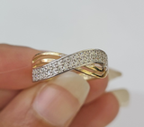 Real 10k Ring Engagement Yellow Gold Men Women Genuine