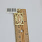 10kt Yellow Gold Rope Chain Virgin Mary Charm Pendant 18-28 Inches Necklace SALE