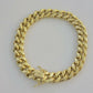 REAL 10k Gold Bracelet Miami Cuban Link 8 Inch 11mm Mens 10kt Yellow Gold Strong