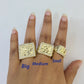 10k Nugget Ring Yellow Gold Women Men Real Genuine