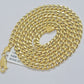 Real 10k Gold Chain Charm Set Cross Pendant Miami Cuban link Necklace 5mm 18-28"