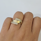 Real 10k Ring Engagement Yellow Gold Men Women Genuine