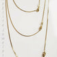 10k Solid Yellow Gold Box Link Necklace Pendant Chain Men Women 16" - 24" .8mm