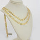 Real 10k Solid Gold Chain Figaro Link Necklace 6mm Men Women 18"-30" Inches 10kt