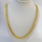 Real 10k Gold Franco Chain 7mm Necklace 26" Inch 10kt Thick & Strong For Men's