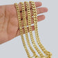 REAL 10kt Yellow Gold Bracelet Miami Cuban Link 6mm 7mm 8mm 9mm 7''-9" Inch SALE