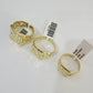10k Nugget Ring Yellow Gold Women Men Real Genuine