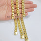 Real 14k Gold Bracelet Solid Miami Cuban Link 8mm 9mm 10mm 7.5" 8" 8.5 8.9" Inch