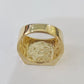 14k Nugget Ring Yellow Gold Women Men Real Genuine 14KT