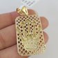 10k Crown Charm Pendant Mens Womens REAL 10Kt Yellow Gold Genuine