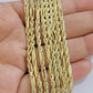 Real 10k Yellow Gold Milano Rope Chain Necklace 18"-24"Inches 3mm 10kt Men Women