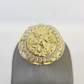 10k Men's Centenario Ring 50 Pesos 1947 Mexico 10kt Yellow Gold Casual Regular