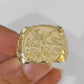 10k 50 Pesos Coin Centenario Ring Yellow Gold Men Women Real Genuine