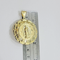 Real 10k Jesus Virgin Mary Charm Pendant Yellow Gold For 10kt Chain Necklace New