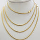 Real 18kt Yellow Gold Miami Cuban Chain Necklace 3mm 20'' Inches Men Women SOLID