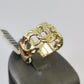10k Cuban Curb Ring Yellow Gold Women Men Real Genuine 10Kt