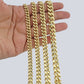 REAL 10kt Yellow Gold Bracelet Miami Cuban Link 6mm 7mm 8mm 9mm 7''-9" Inch SALE