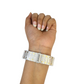 Cartier Santos Men's S.Steel Watch Roman Iced Out 12ct Diamonds 40mm (pre-owned)