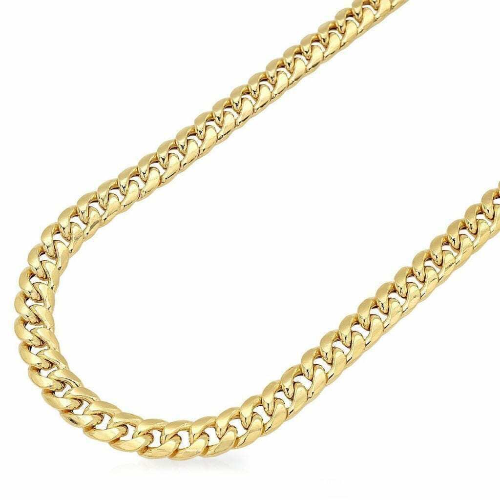 8 MM CUBAN LINK CHAIN (14k Gold) – goldfevermiami