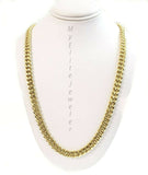 REAL 10K Gold 6mm Miami Cuban Chain Necklace 24" Link  Box Lock 10kt Yellow Gold