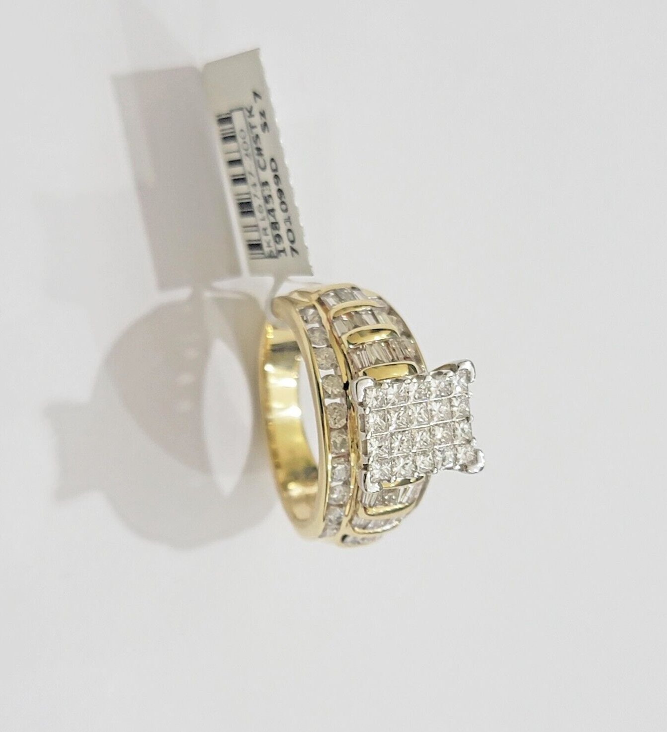 Real 14k Yellow Gold Diamond Ring 2CT Ladies Women Band Genuine, VALENTINE SALE