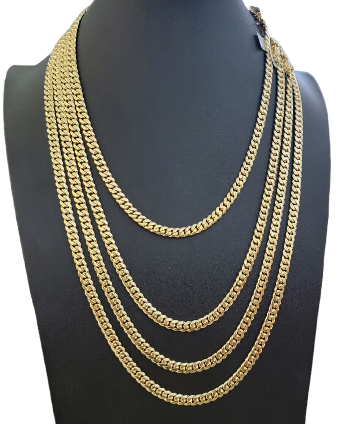 Real 14k Yellow Gold Miami Cuban Link Chain Necklace 6mm 20"- 30" 14kt SOLID