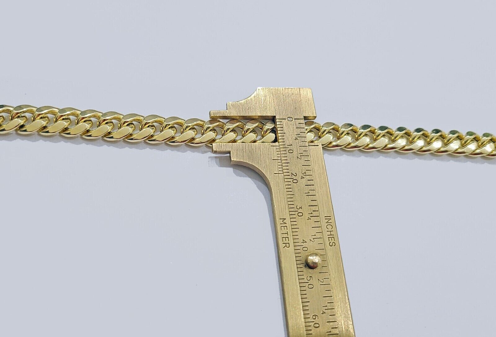REAL 14k Yellow Gold Bracelet 9 Inch Miami Cuban Link 9mm Men's 14kt SALE