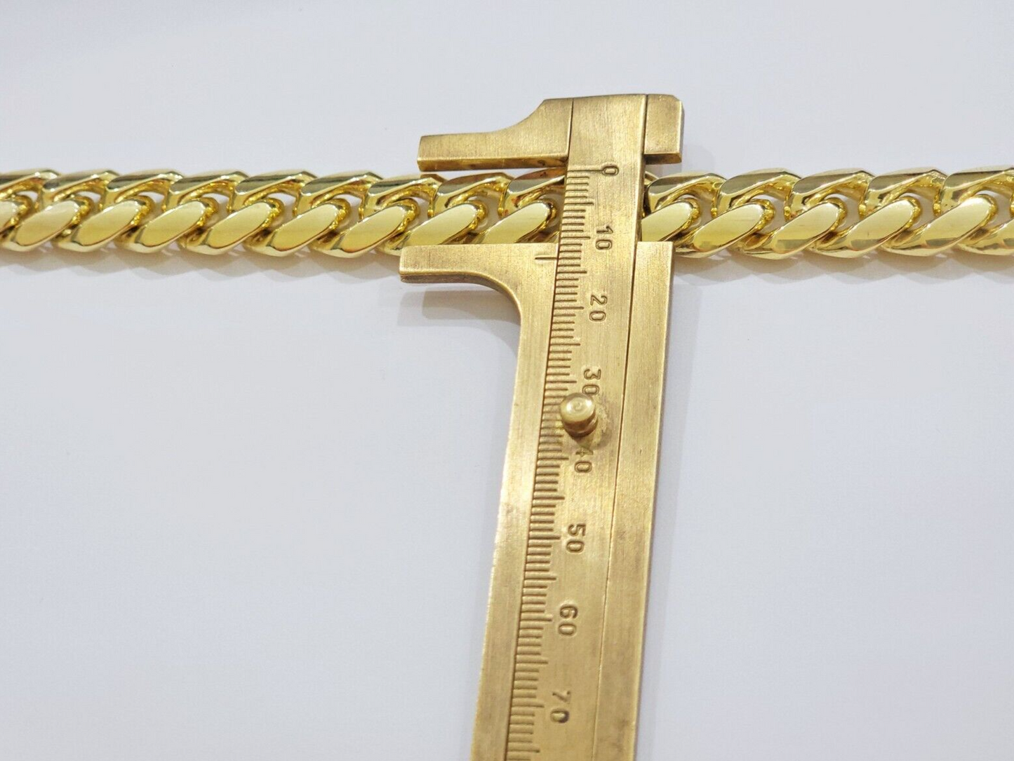 14k Solid Gold bracelet Miami Cuban Link 9 Inch 13mm Mens REAL 14 KT SOLID HEAVY
