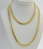 14k Gold Chain Solid Miami Cuban Link Necklace 28" 6mm REAL 14KT Yellow Gold Men