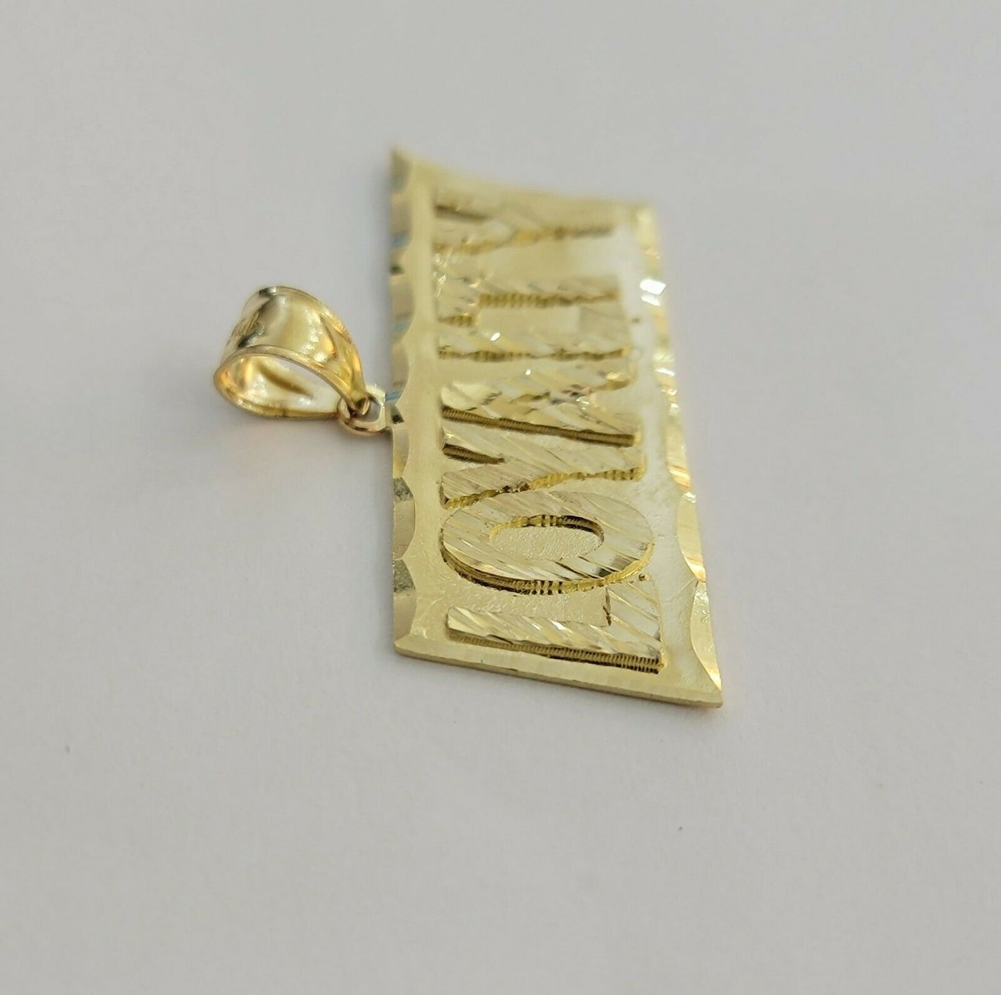 10k Gold Men Pendant Loyalty Men's Charm 10kt Yellow Gold ,UNIQUE, REAL