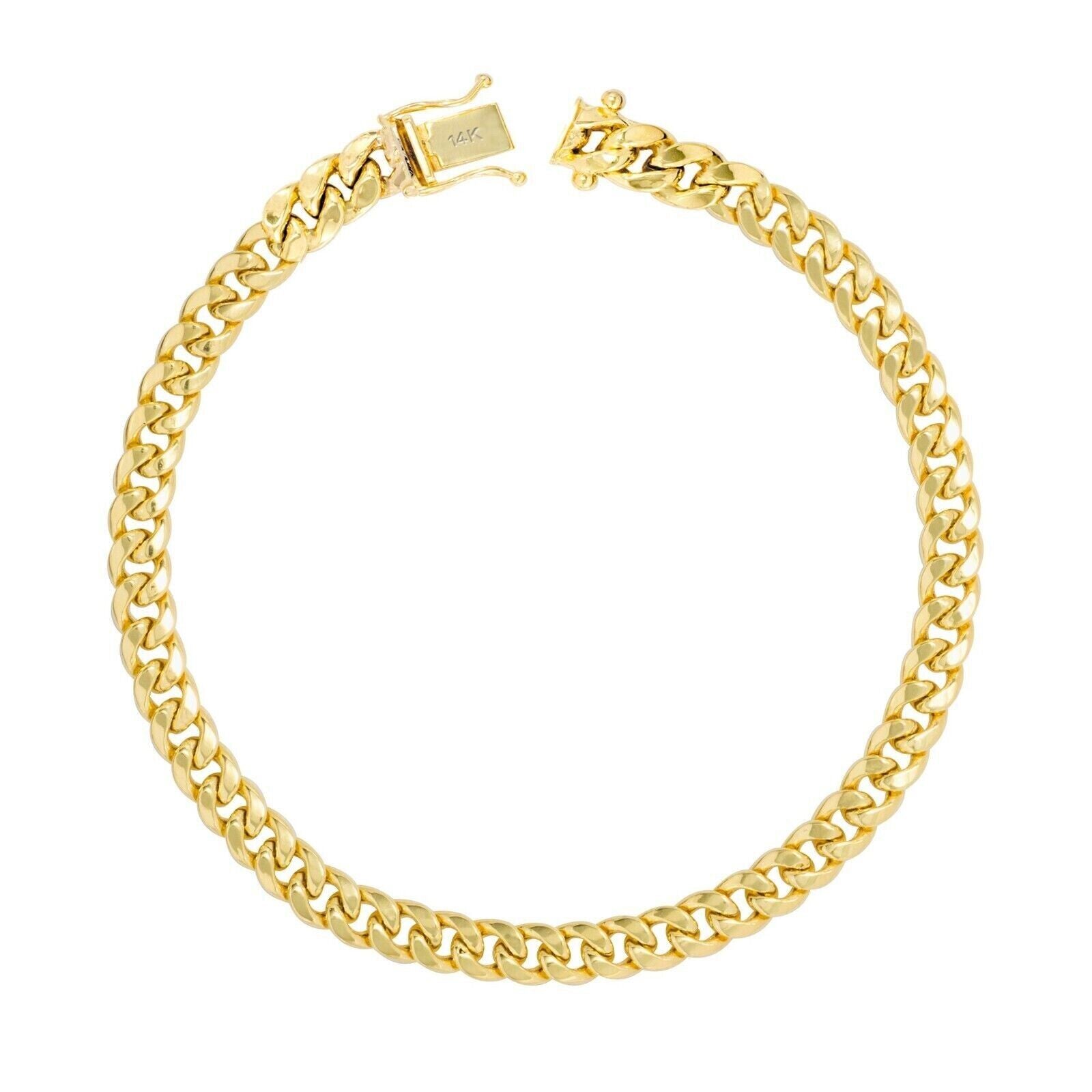 14k Gold Bracelet 6mm 7.5