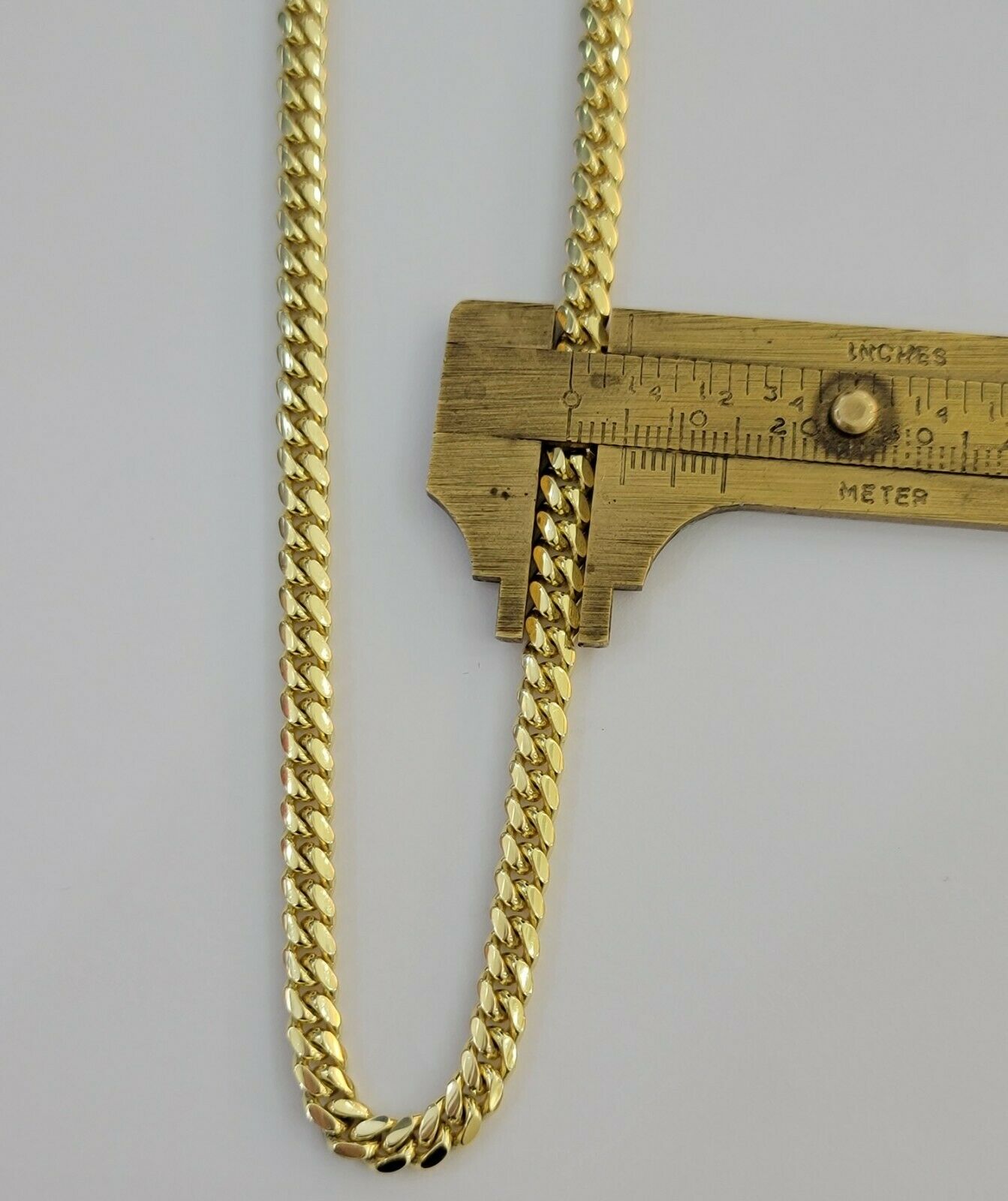 Real 10k Gold Chain Miami Cuban Link 5MM Necklace 18"-24" SOLID 10kt  Men Women