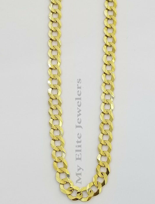 Solid 14k Gold Cuban Link Chain 6mm Necklace 20" 22" 24" 26" 28 REAL Yellow Gold