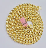 14k 11mm Mens Necklace Chain Miami Cuban Link  24" Inch REAL 14KT Real Gold Sale