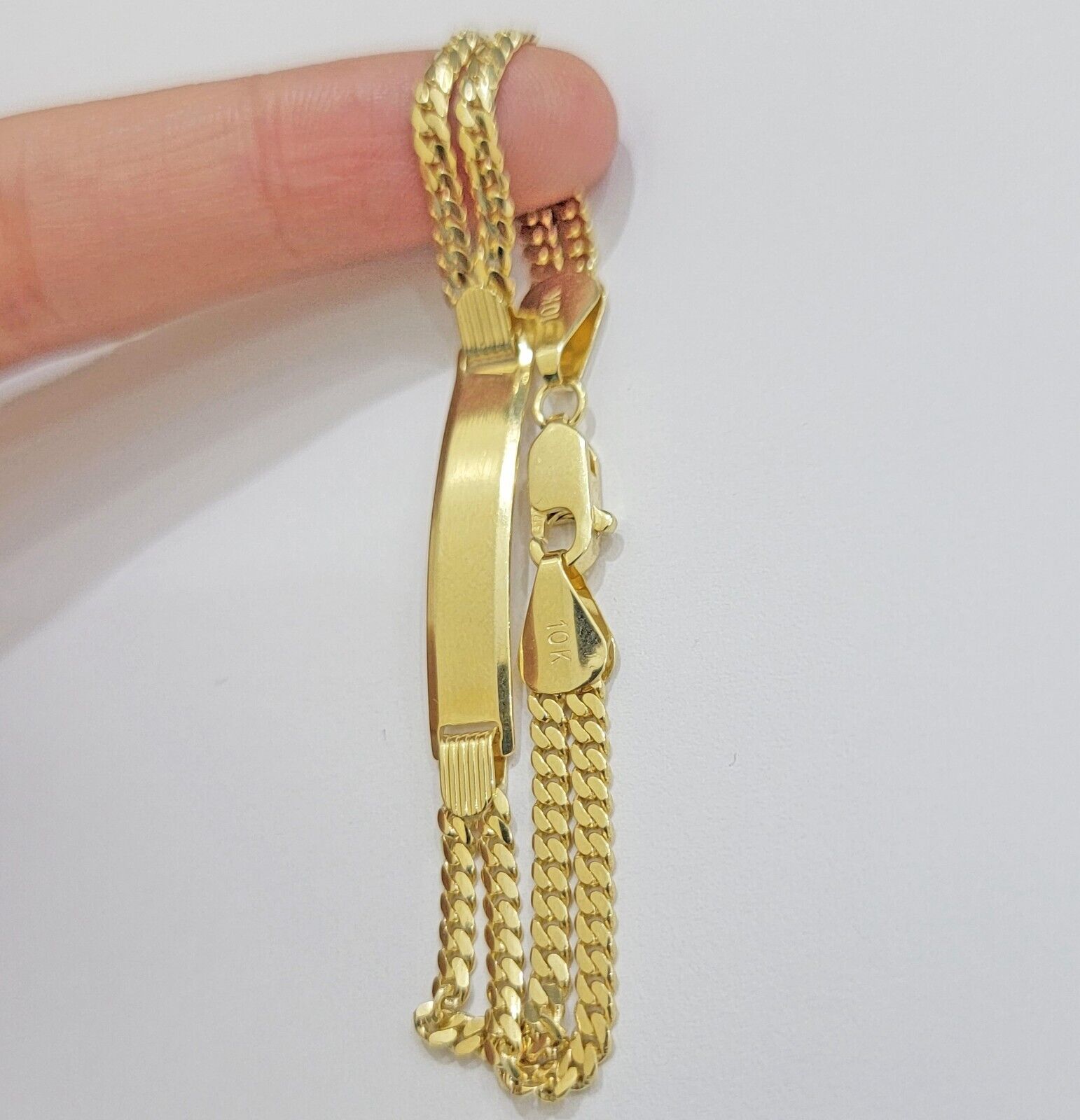 3.5MM Baby Curb Bracelet – Saints Gold Co.