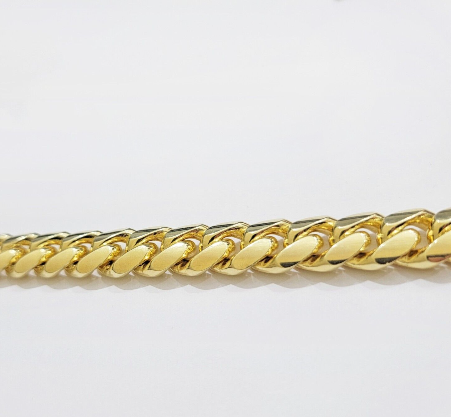 Mens 14k Gold Bracelet Solid Miami Cuban Link 13mm 9.5 Inch Real 14kt Heavy