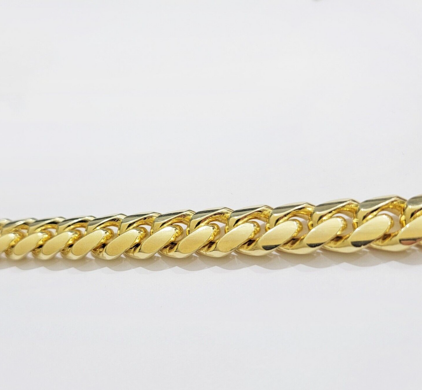 Mens 14k Gold Bracelet Solid Miami Cuban Link 13mm 9.5 Inch Real 14kt Heavy