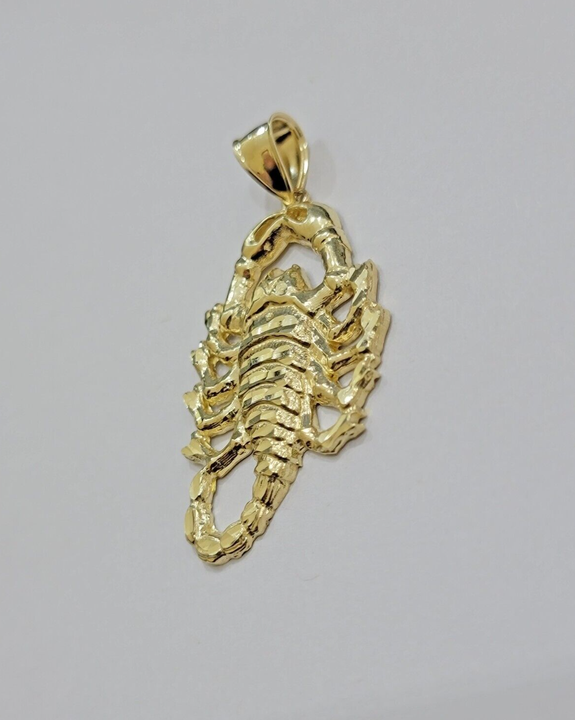 10k Scorpio Charm Pendant Men's Real 10kt Yellow Gold For Chain & Necklace SALE