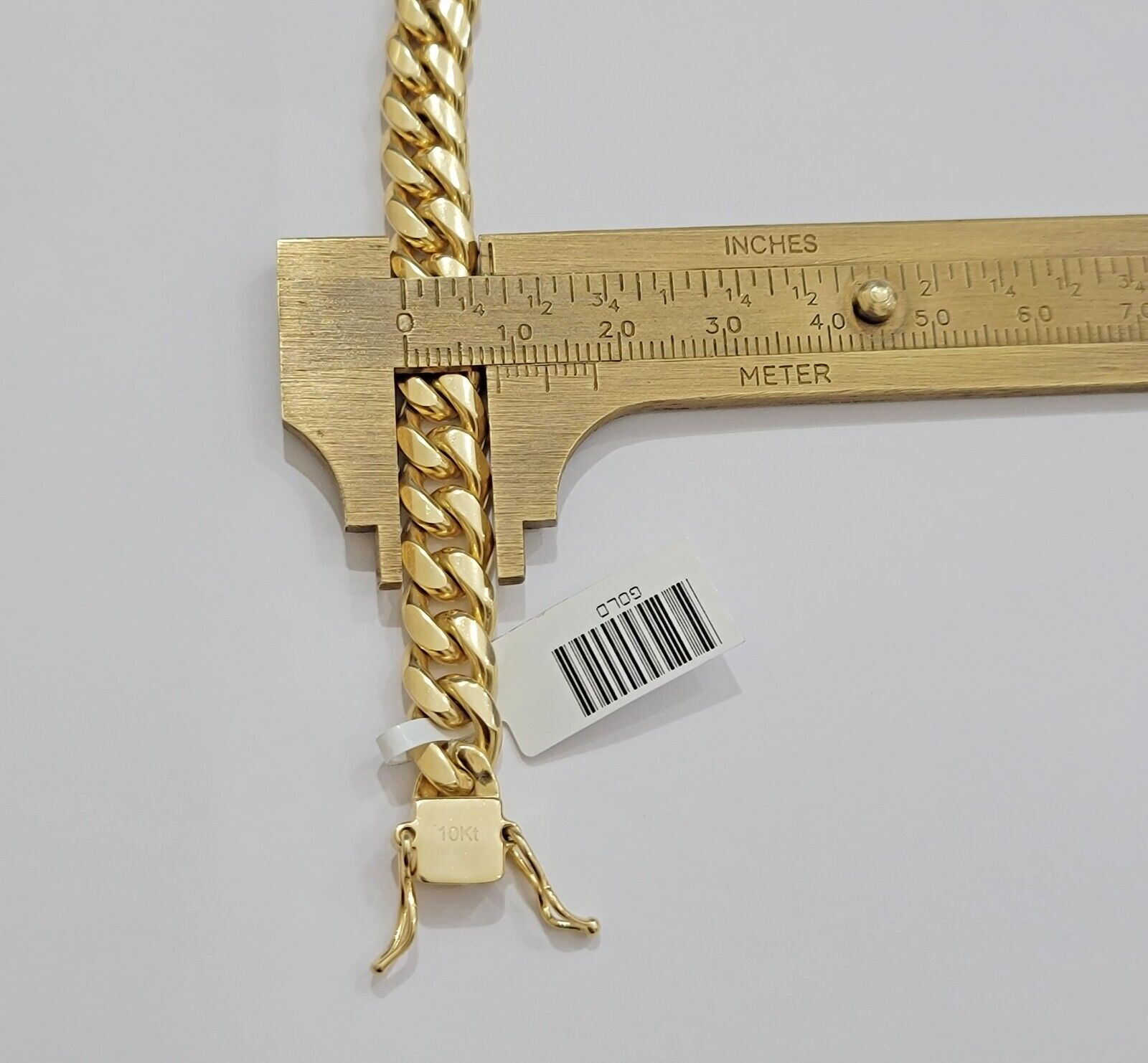 REAL 10k Gold Miami Cuban Bracelet 7.5
