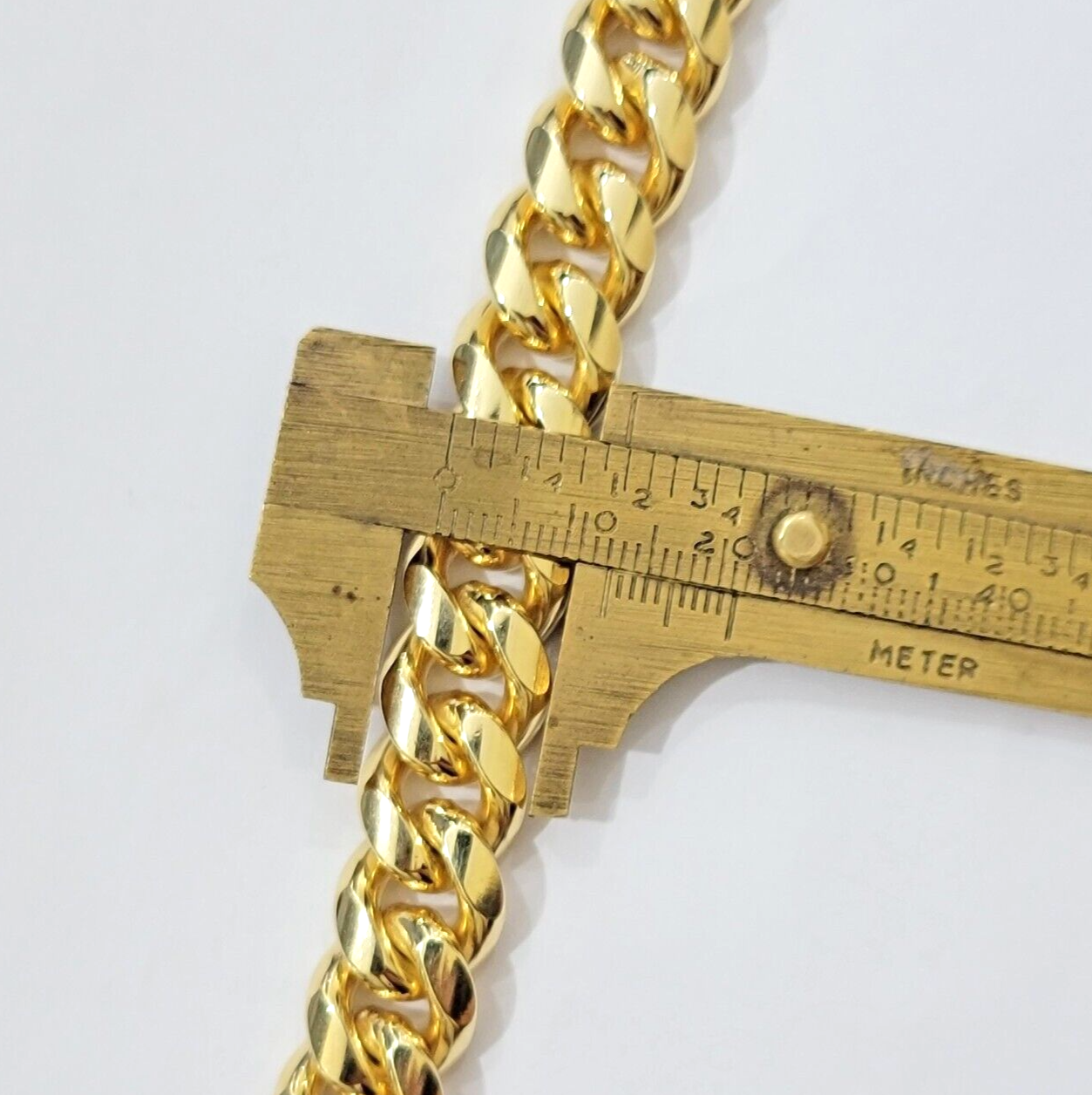 Real 10k Gold Bracelet Solid Miami Cuban Link 12mm 8