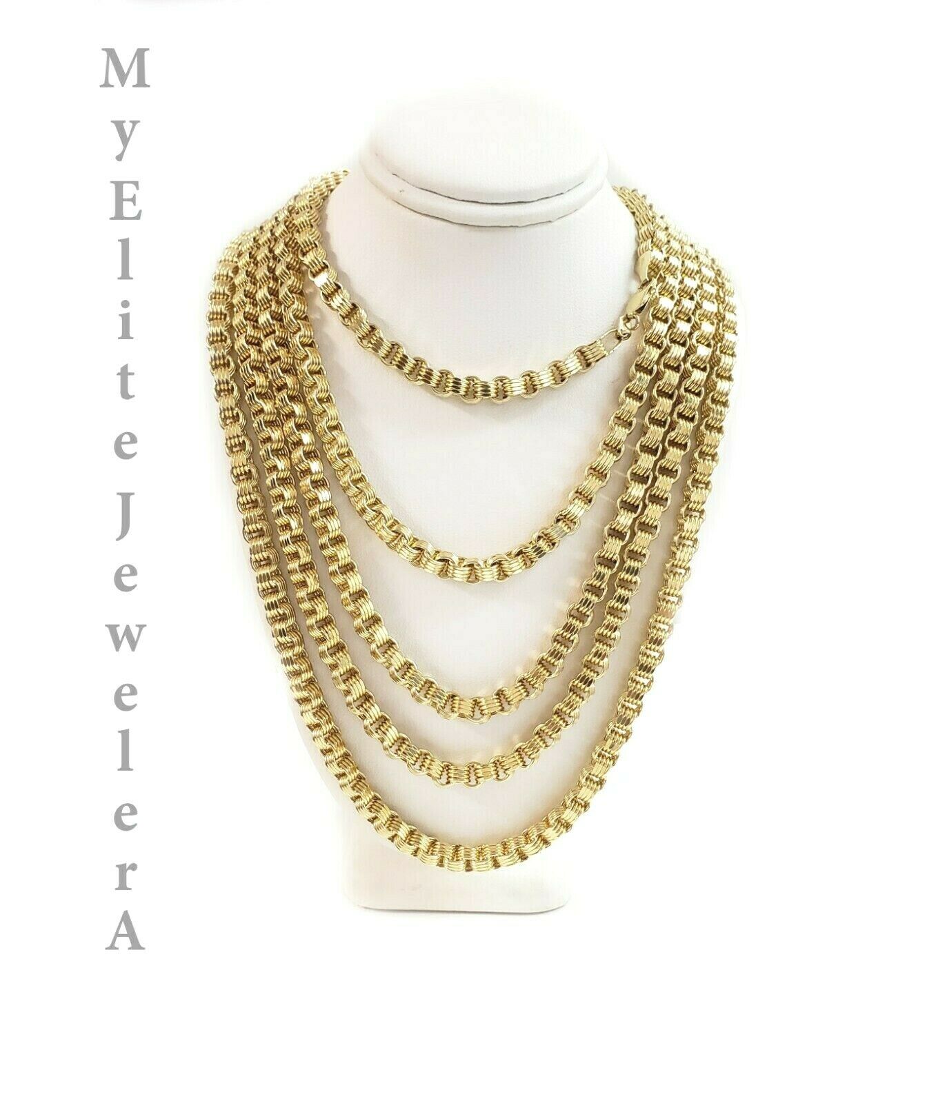 10K Real Gold Italian Box chain on sale 18 inch